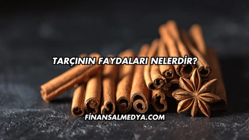 Tarçının Faydaları Nelerdir?