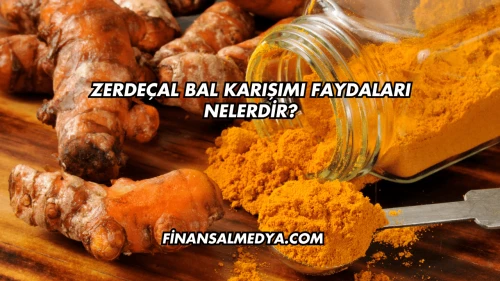 Zerdeçal Bal Karışımı Faydaları Nelerdir?