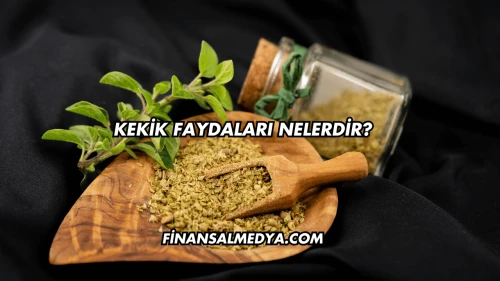 Kekik Faydaları Nelerdir?