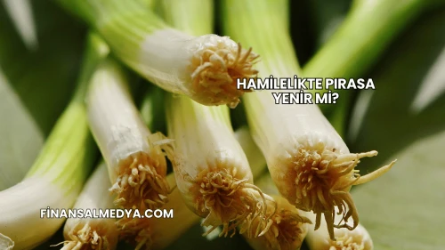 Hamilelikte Pırasa Yenir mi?