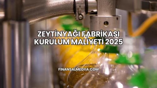 Zeytinyağı Fabrikası Kurulum Maliyeti 2025