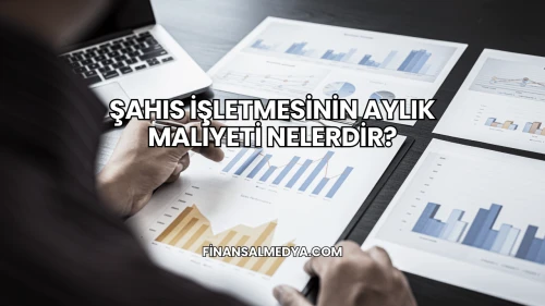 Şahıs İşletmesinin Aylık Maliyeti Nelerdir?