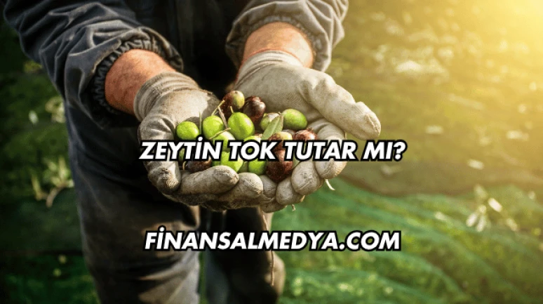 Zeytin Tok Tutar mı?