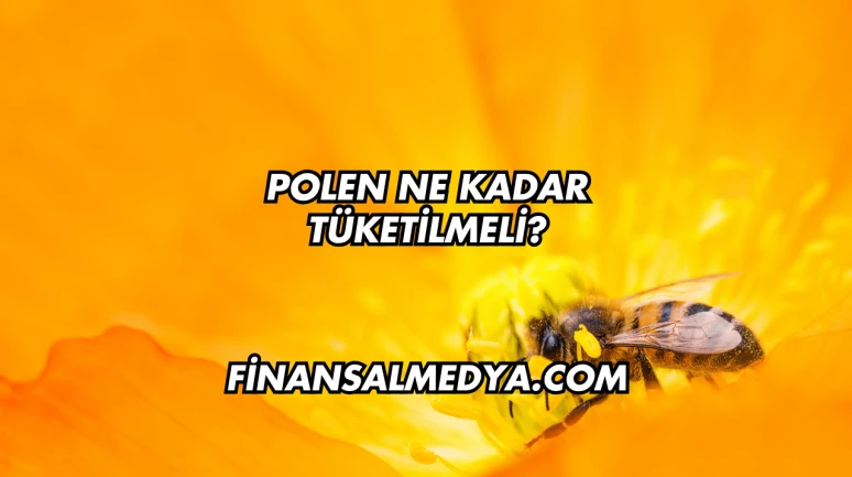 Polen Ne Kadar Tüketilmeli?
