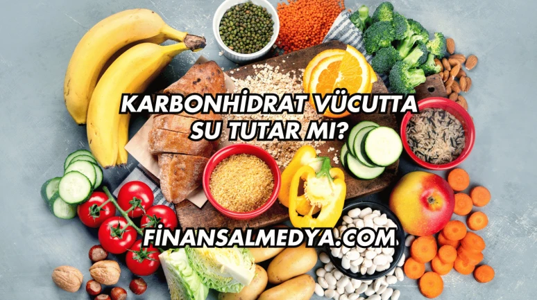 Karbonhidrat Vücutta Su Tutar mı?