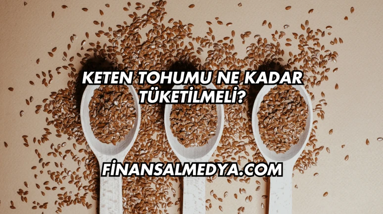 Keten Tohumu Ne Kadar Tüketilmeli?