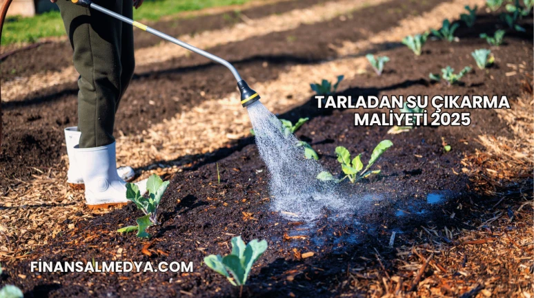 Tarladan Su Çıkarma Maliyeti 2025