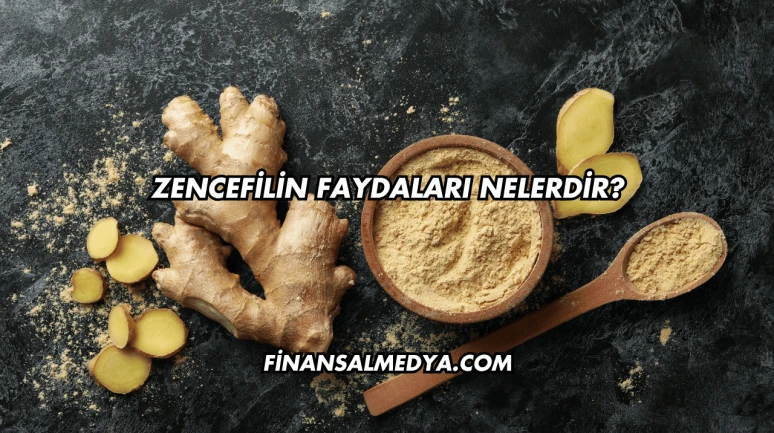 Zencefilin Faydaları Nelerdir?