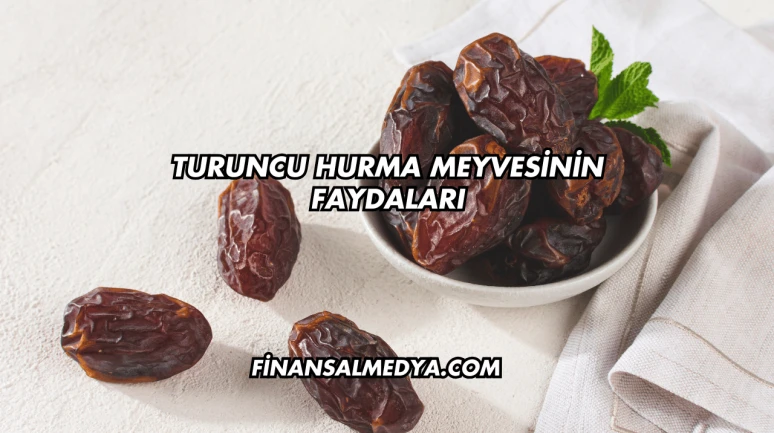 Turuncu Hurma Meyvesinin Faydaları