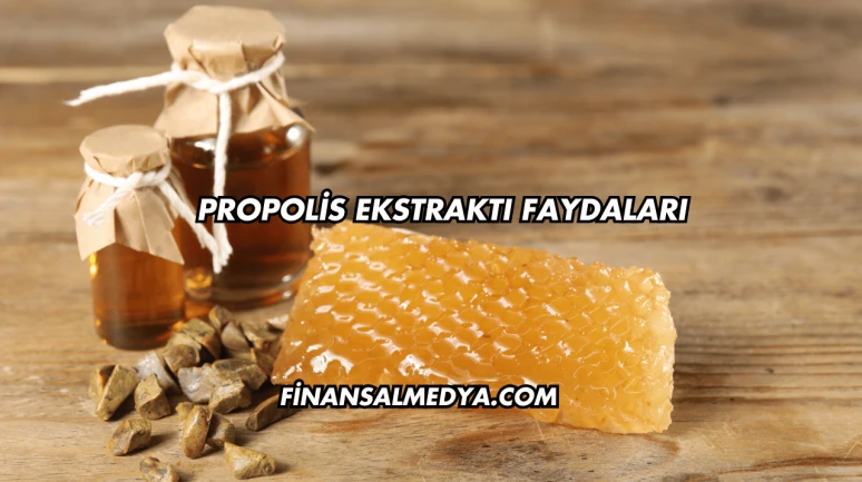 Propolis Ekstraktı Faydaları