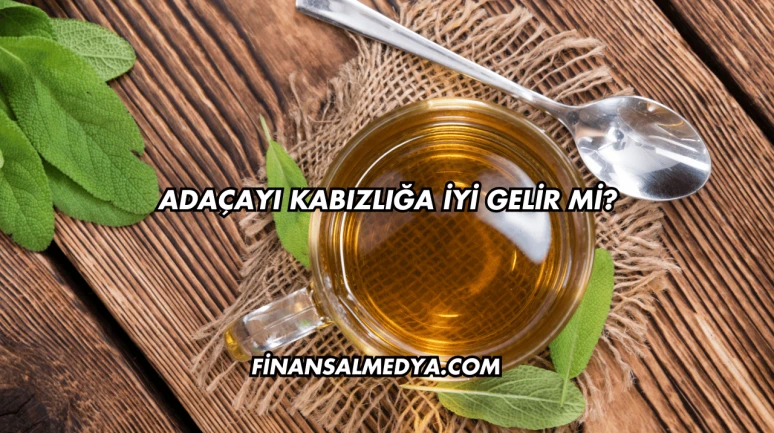 Adaçayı Kabızlığa İyi Gelir mi?