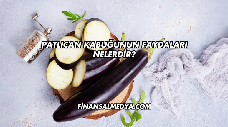 Patlıcan Kabuğunun Faydaları Nelerdir?