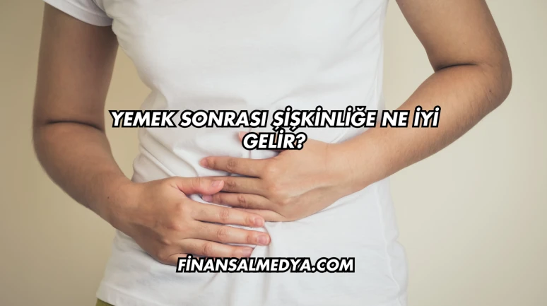 Yemek Sonrası Şişkinliğe Ne İyi Gelir?