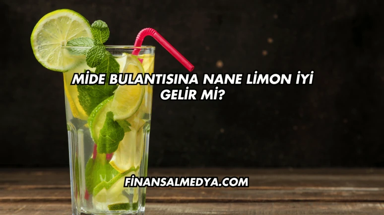 Mide Bulantısına Nane Limon İyi Gelir mi?