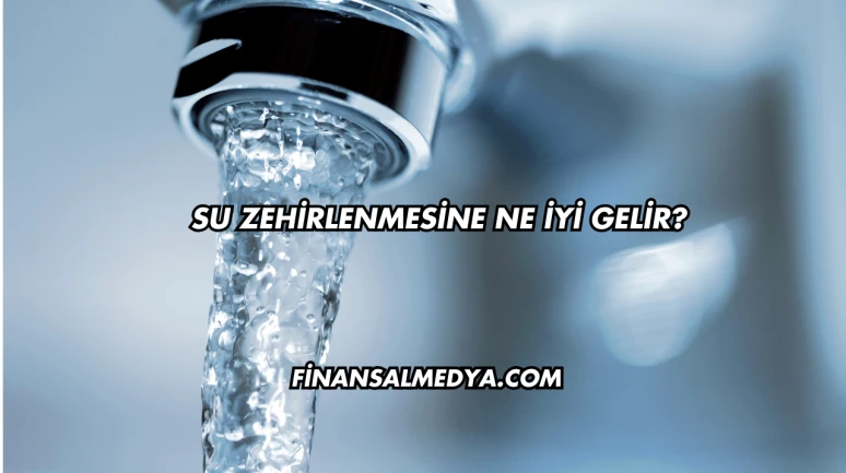 Su Zehirlenmesine Ne İyi Gelir?