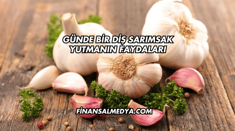 Günde Bir Diş Sarımsak Yutmanın Faydaları