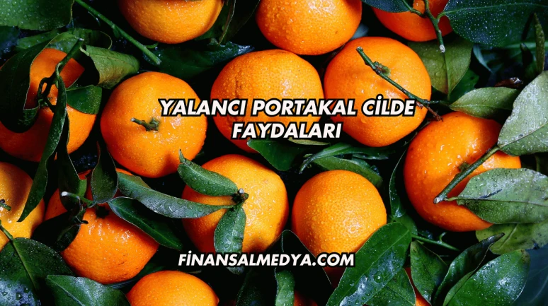 Yalancı Portakal Cilde Faydaları