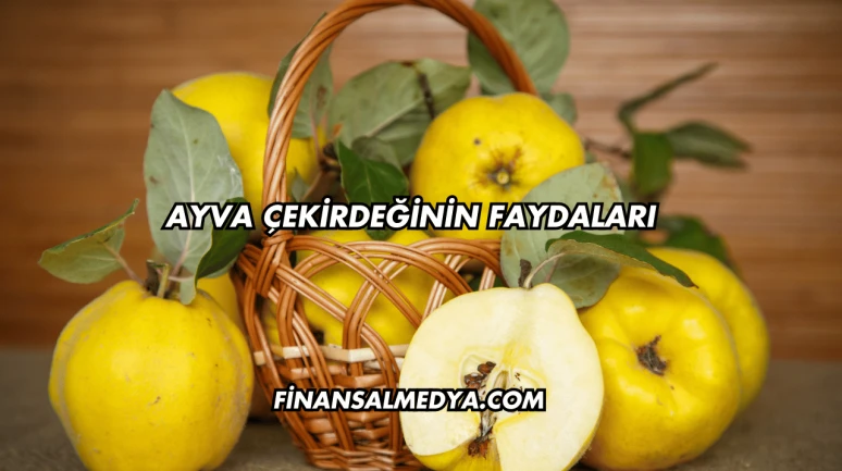 Ayva Çekirdeğinin Faydaları