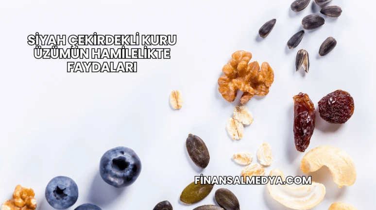 Siyah Çekirdekli Kuru Üzümün Hamilelikte Faydaları