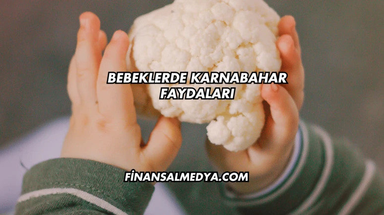 Bebeklerde Karnabahar Faydaları