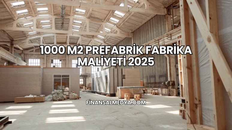 1000 m2 Prefabrik Fabrika Maliyeti 2025