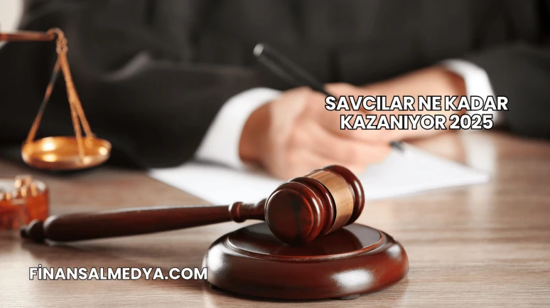 Savcılar Ne Kadar Kazanıyor 2025