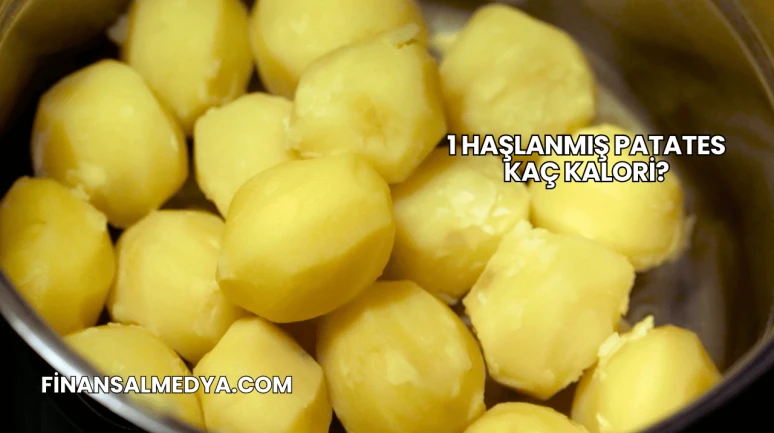 1 Haşlanmış Patates Kaç Kalori?