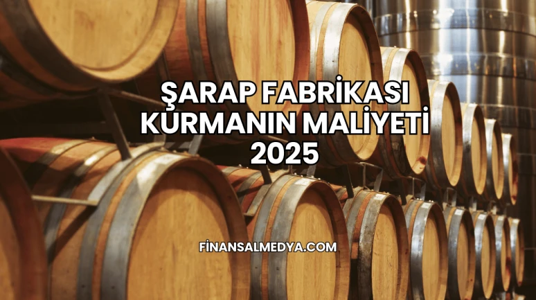 Şarap Fabrikası Kurmanın Maliyeti 2025