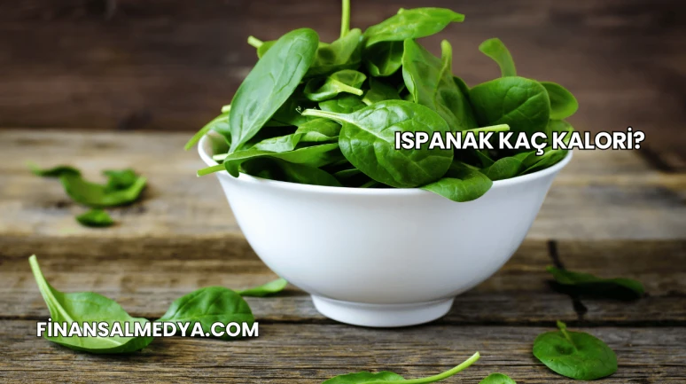 Ispanak Kaç Kalori?