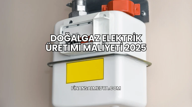 Doğalgaz Elektrik Üretimi Maliyeti 2025