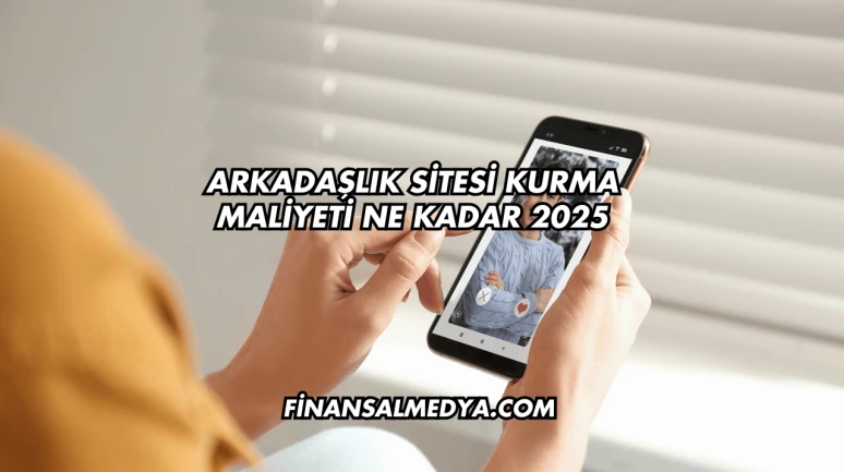 Arkadaşlık Sitesi Kurma Maliyeti Ne Kadar 2025