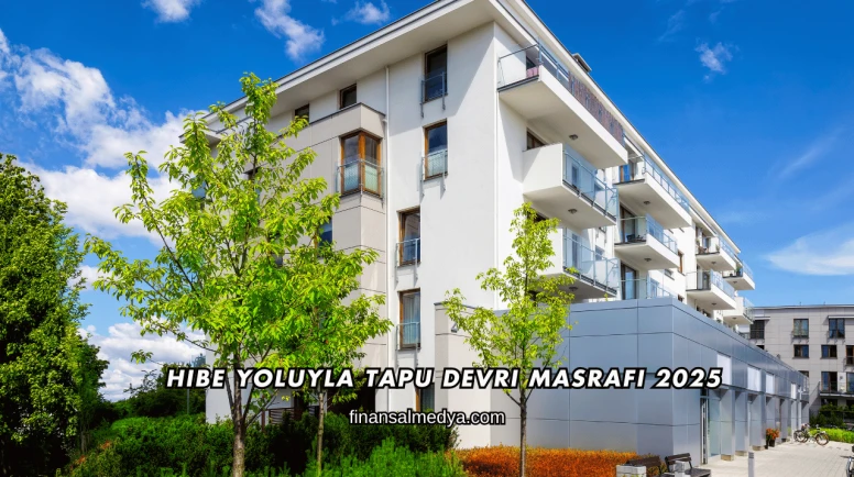 Hibe Yoluyla Tapu Devri Masrafı 2025